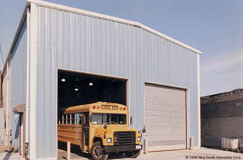 school bus garage