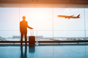 waiting for a plane