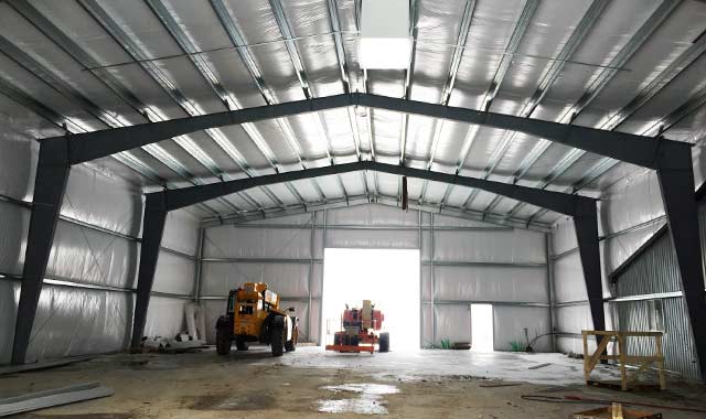 Farm Storage Building Interior