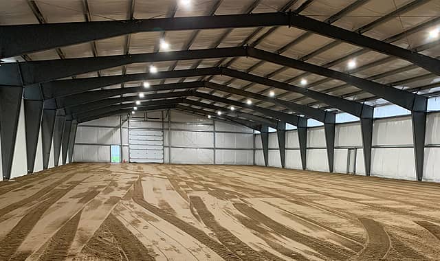 Farm Storage Building Interior