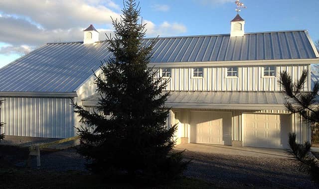 Country life with a new steel barndominium.